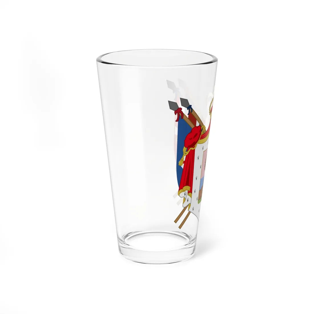 Coat of arms of Principality of Samos (Algeria) (Coat of Arms) Pint Glass 16oz - Go Mug Yourself