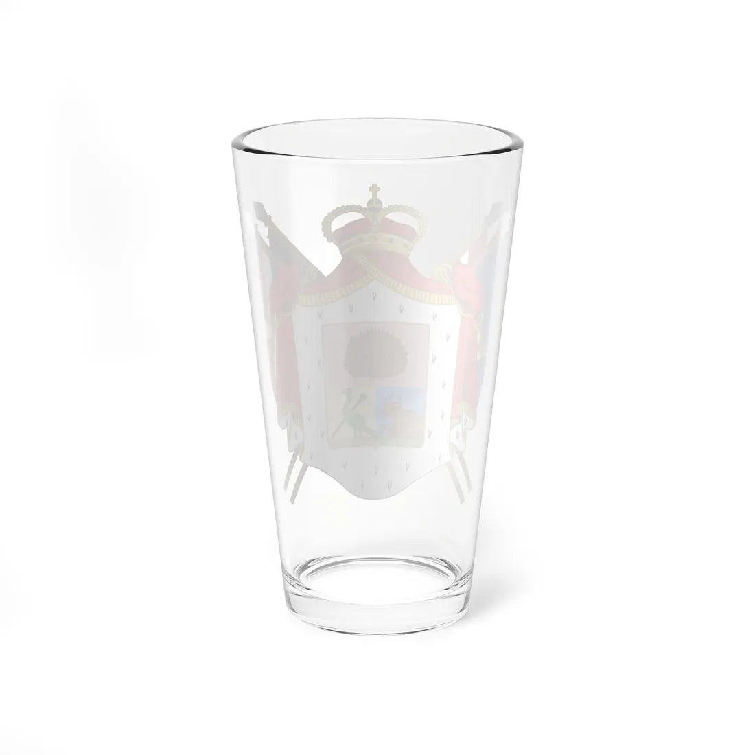 Coat of arms of Principality of Samos (Algeria) (Coat of Arms) Pint Glass 16oz - Go Mug Yourself