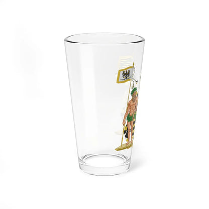 Coat of Arms of Province of Saxony (Germany) (Coat of Arms) Pint Glass 16oz - Go Mug Yourself