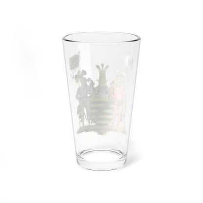 Coat of Arms of Province of Saxony (Germany) (Coat of Arms) Pint Glass 16oz - Go Mug Yourself