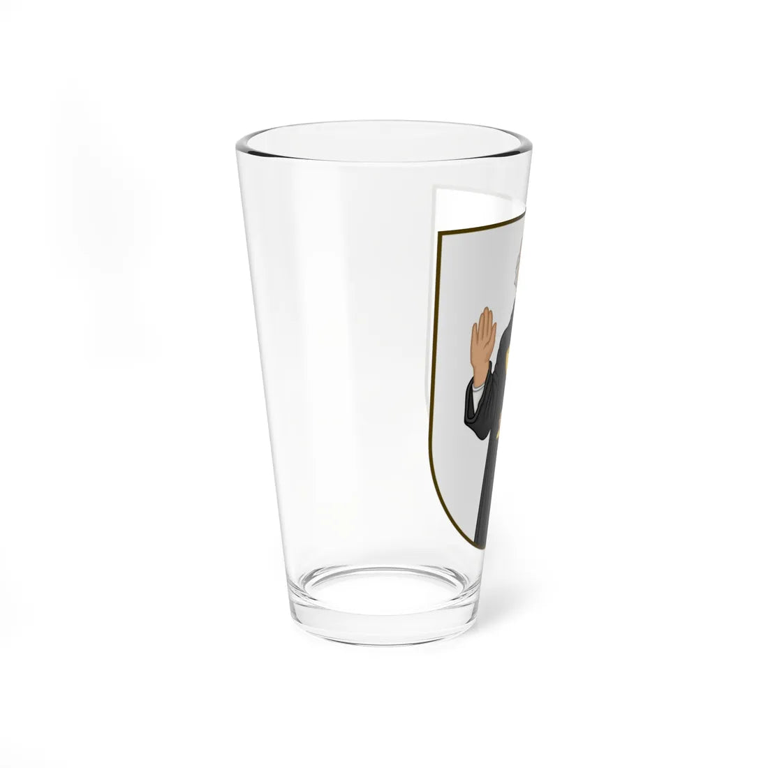 Coat of arms of Præstø (Denmark) (Coat of Arms) Pint Glass 16oz - Go Mug Yourself
