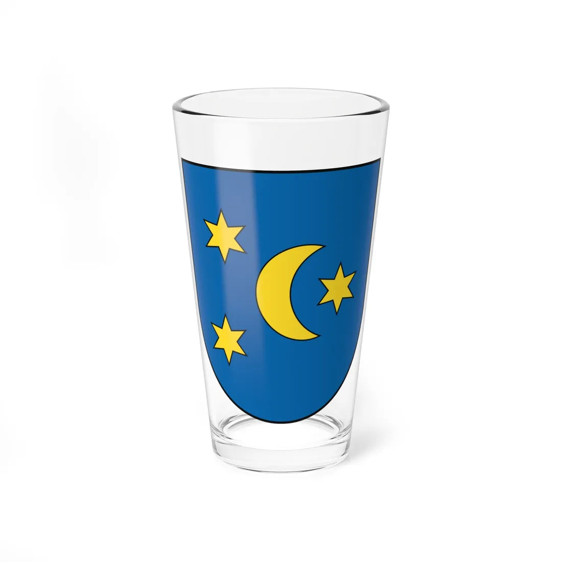 Coat of Arms of Pruské (Slovakia) (Coat of Arms) Pint Glass 16oz 16oz - Go Mug Yourself