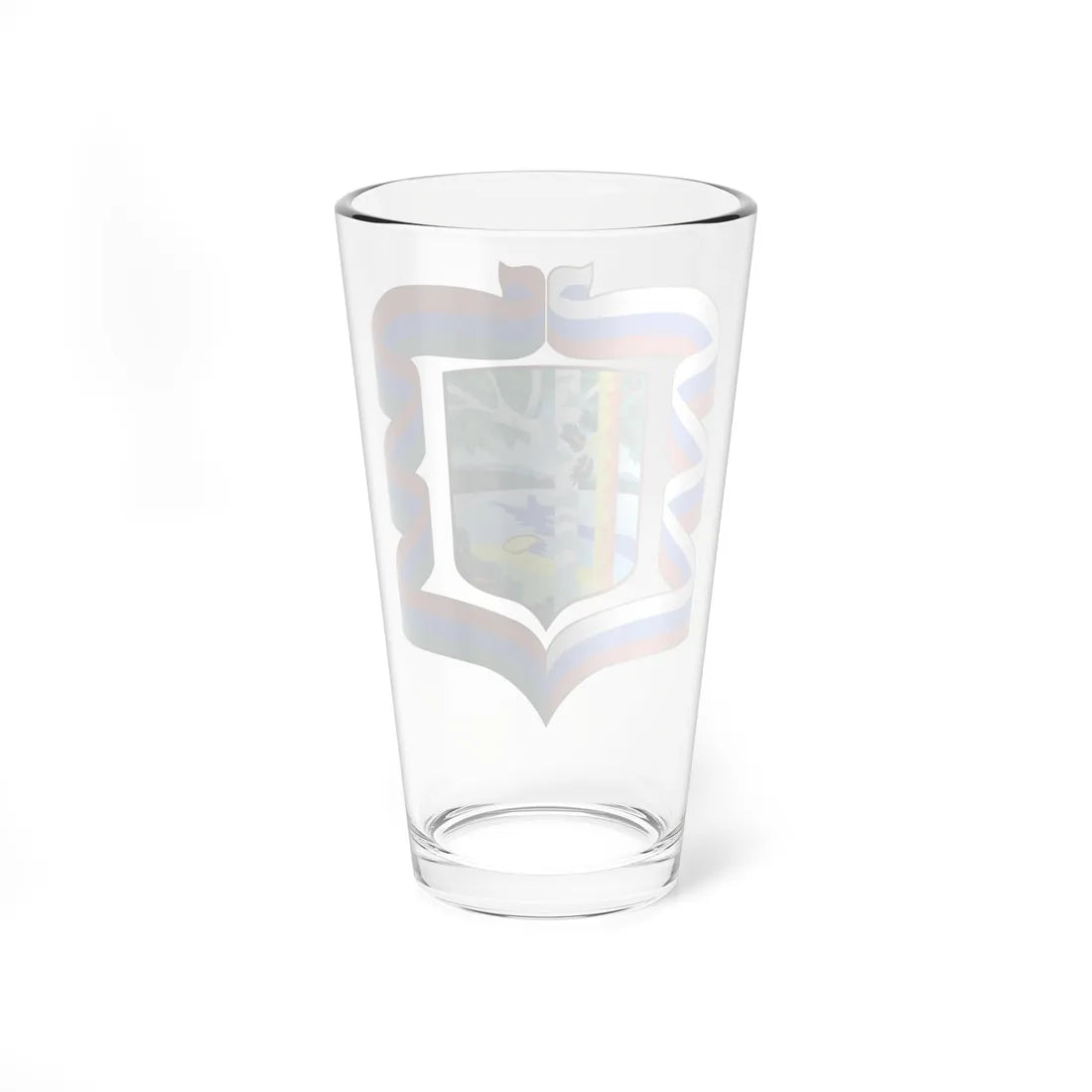 Coat of Arms of Pryazhinsky District (Russia) (Coat of Arms) Pint Glass 16oz - Go Mug Yourself