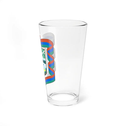 Coat of Arms of Pryazhinsky District (Russia) (Coat of Arms) Pint Glass 16oz - Go Mug Yourself