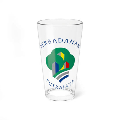 Coat of arms of Putrajaya (Malaysia) (Coat of Arms) Pint Glass 16oz 16oz - Go Mug Yourself