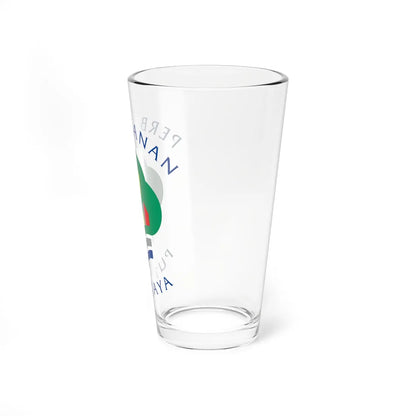 Coat of arms of Putrajaya (Malaysia) (Coat of Arms) Pint Glass 16oz - Go Mug Yourself