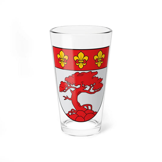 Coat of Arms of Pāvilosta (Latvia) (Coat of Arms) Pint Glass 16oz 16oz - Go Mug Yourself
