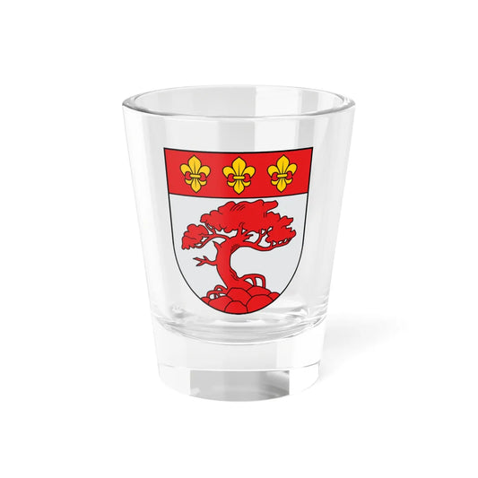 Coat of Arms of Pāvilosta (Latvia) (Coat of Arms) Shot Glass 1.5oz 1.5oz - Go Mug Yourself