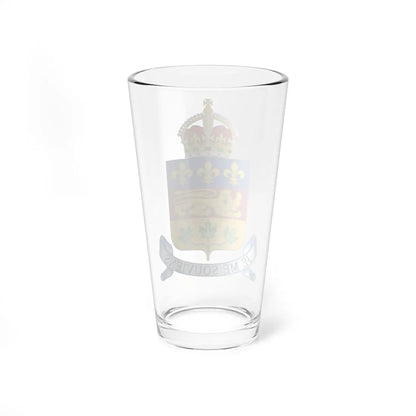 Coat of arms of Quebec (Canada) (Coat of Arms) Pint Glass 16oz - Go Mug Yourself