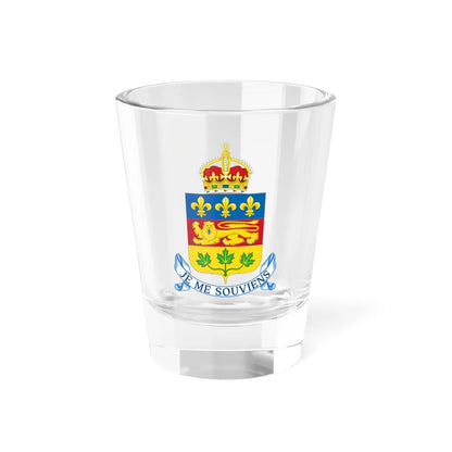 Coat of arms of Quebec (Canada) (Coat of Arms) Shot Glass 1.5oz 1.5oz - Go Mug Yourself