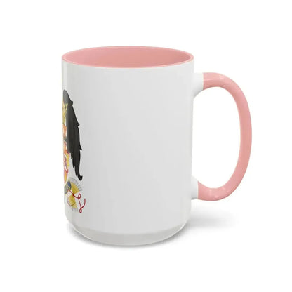 Coat of Arms of Queen Isabella of Castile (1492-1504) - Accent Coffee Mug - Go Mug Yourself