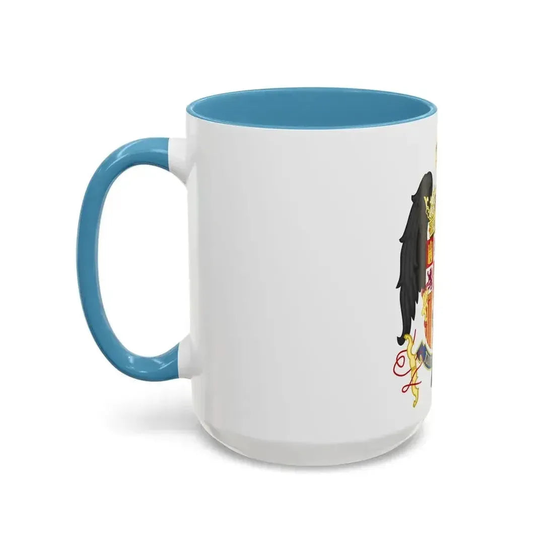 Coat of Arms of Queen Isabella of Castile (1492-1504) - Accent Coffee Mug - Go Mug Yourself