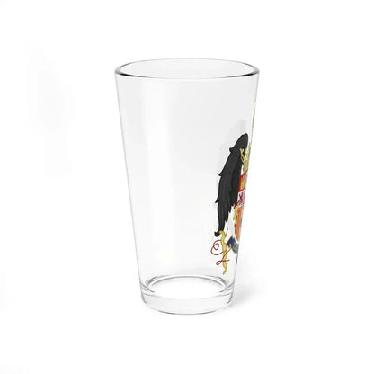 Coat of Arms of Queen Isabella of Castile (1492-1504) - Pint Glass 16oz - Go Mug Yourself