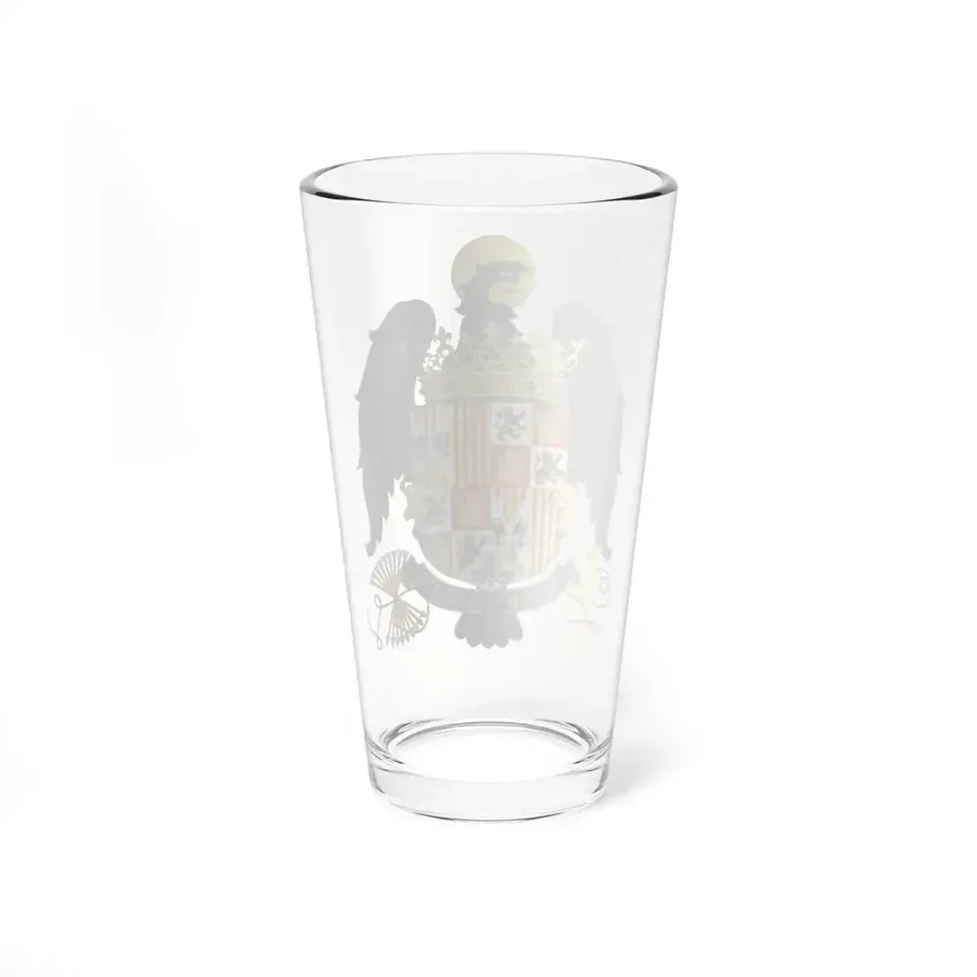 Coat of Arms of Queen Isabella of Castile (1492-1504) - Pint Glass 16oz - Go Mug Yourself