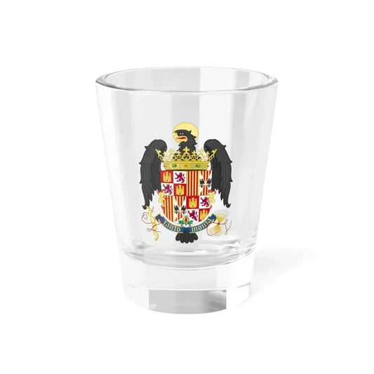 Coat of Arms of Queen Isabella of Castile (1492-1504) - Shot Glass 1.5oz 1.5oz - Go Mug Yourself