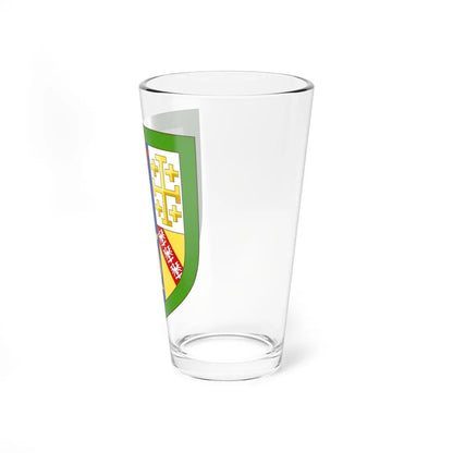 Coat of Arms of Queens College Cambridge (England) (Coat of Arms) Pint Glass 16oz - Go Mug Yourself