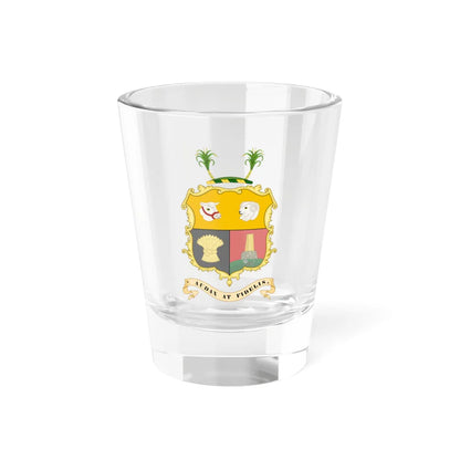 Coat of arms of Queensland 1893 (Australia) (Coat of Arms) Shot Glass 1.5oz 1.5oz - Go Mug Yourself