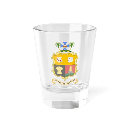 Coat of arms of Queensland 1902-1953 (Australia) (Coat of Arms) Shot Glass 1.5oz 1.5oz - Go Mug Yourself