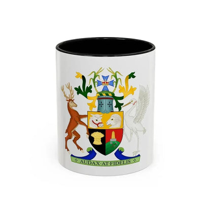 Coat of Arms of Queensland - Accent Coffee Mug 11oz Black - Go Mug Yourself