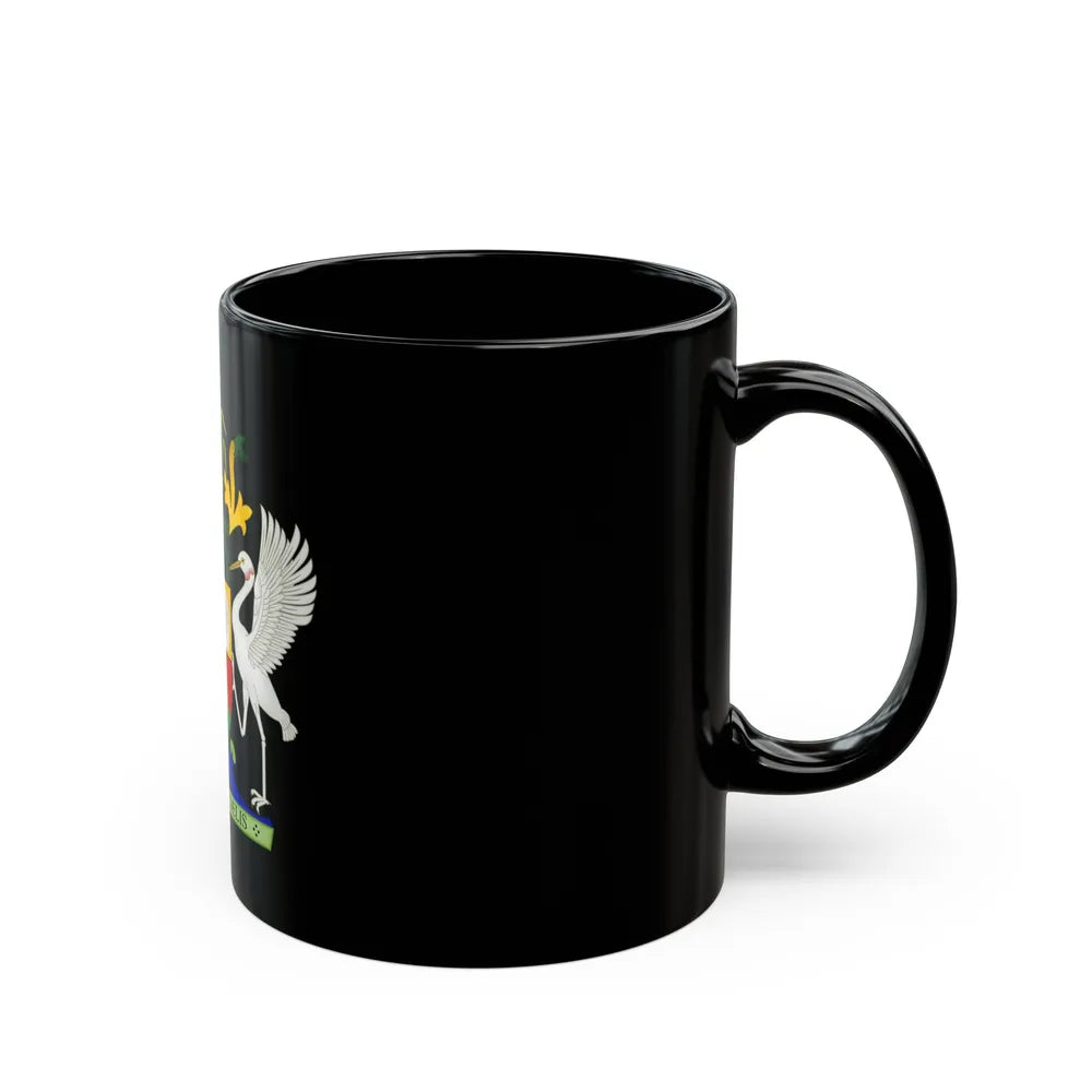 Coat of Arms of Queensland - Black Coffee Mug-Go Mug Yourself