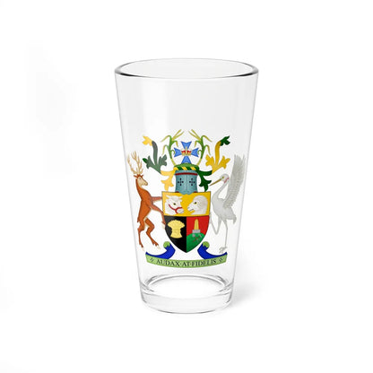 Coat of Arms of Queensland - Pint Glass 16oz-16oz-Go Mug Yourself