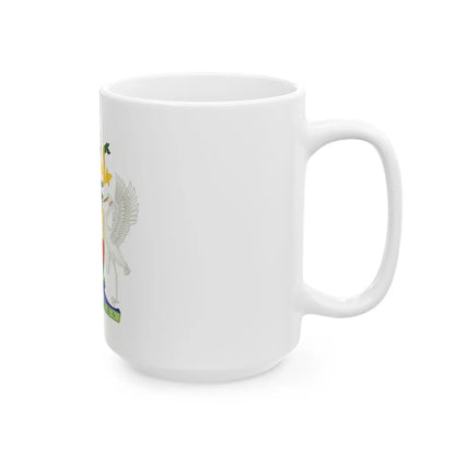 Coat of Arms of Queensland - White Coffee Mug-Go Mug Yourself