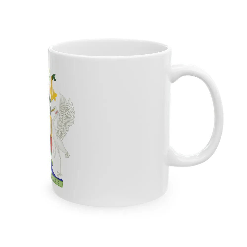 Coat of Arms of Queensland - White Coffee Mug-Go Mug Yourself