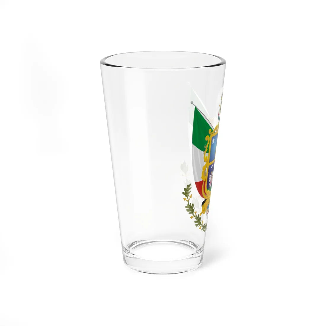 Coat of arms of Queretaro (Mexico) (Coat of Arms) Pint Glass 16oz - Go Mug Yourself