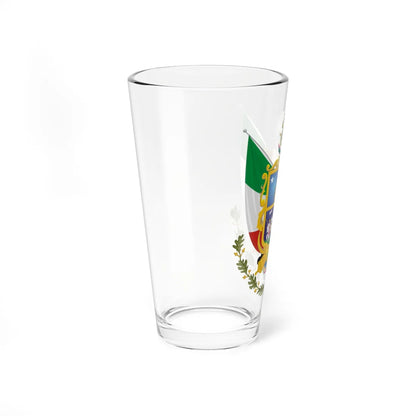 Coat of arms of Queretaro (Mexico) (Coat of Arms) Pint Glass 16oz - Go Mug Yourself