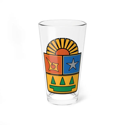 Coat of arms of Quintana Roo (Mexico) (Coat of Arms) Pint Glass 16oz 16oz - Go Mug Yourself