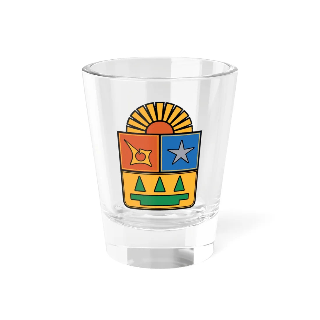 Coat of arms of Quintana Roo (Mexico) (Coat of Arms) Shot Glass 1.5oz 1.5oz - Go Mug Yourself
