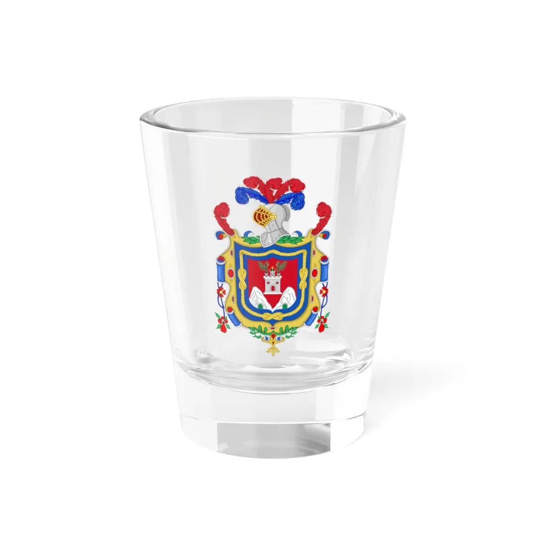 Coat of Arms of Quito (Spain) (Coat of Arms) Shot Glass 1.5oz 1.5oz - Go Mug Yourself