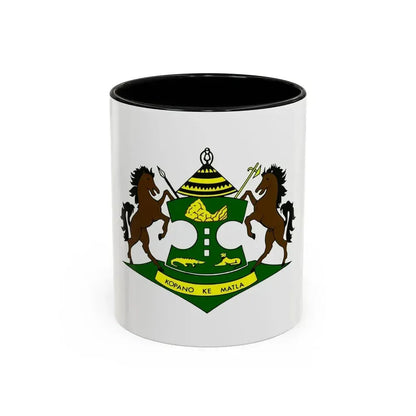 Coat of arms of QwaQwa - Accent Coffee Mug 11oz Black - Go Mug Yourself
