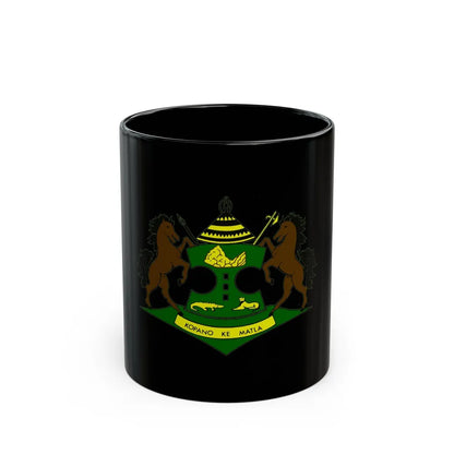 Coat of arms of QwaQwa - Black Coffee Mug-11oz-Go Mug Yourself