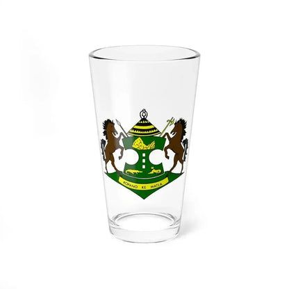 Coat of arms of QwaQwa - Pint Glass 16oz 16oz - Go Mug Yourself