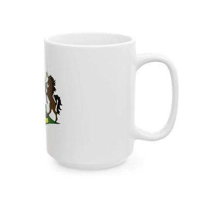 Coat of arms of QwaQwa - White Coffee Mug-Go Mug Yourself