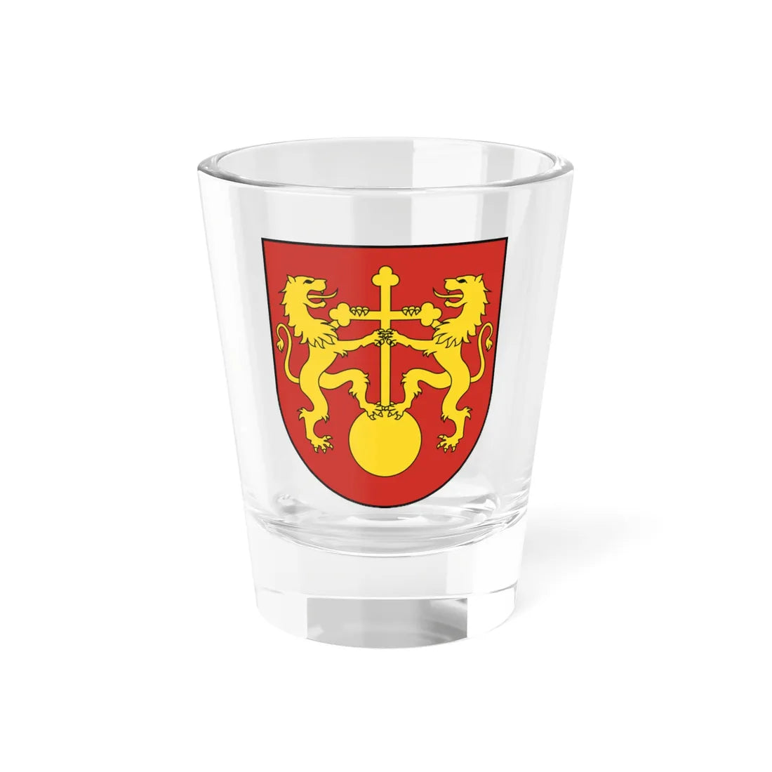 Coat of Arms of Rača (Slovakia) (Coat of Arms) Shot Glass 1.5oz 1.5oz - Go Mug Yourself