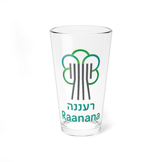 Coat of Arms of Raanana 2023 (Israel) (Coat of Arms) Pint Glass 16oz 16oz - Go Mug Yourself