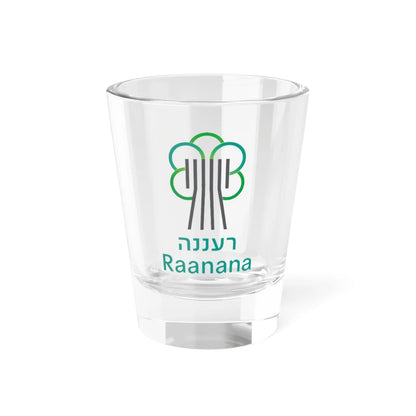 Coat of Arms of Raanana 2023 (Israel) (Coat of Arms) Shot Glass 1.5oz 1.5oz - Go Mug Yourself