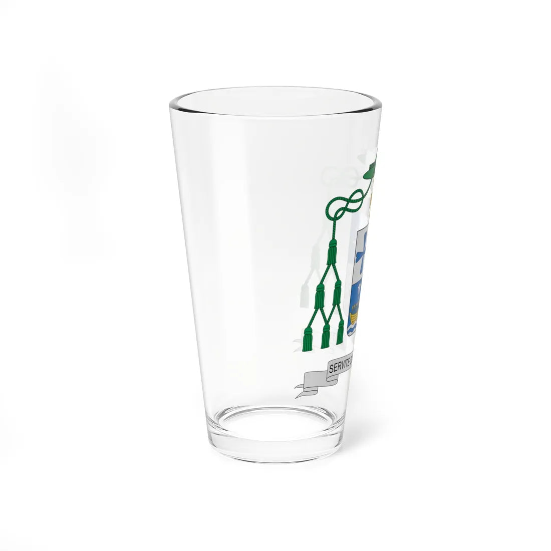 Coat of arms of Raimo Goyarrola (Finland) (Coat of Arms) Pint Glass 16oz - Go Mug Yourself