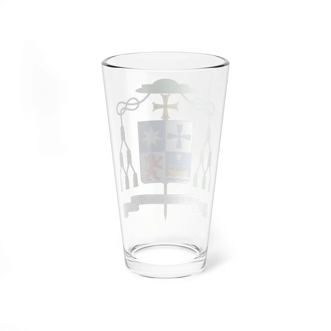 Coat of arms of Raimo Goyarrola (Finland) (Coat of Arms) Pint Glass 16oz - Go Mug Yourself
