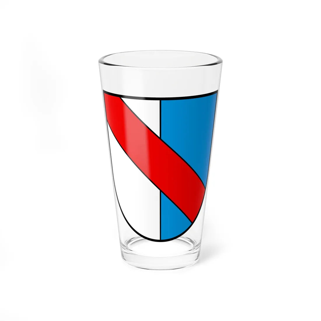 Coat of arms of Rain LU (Switzerland) (Coat of Arms) Pint Glass 16oz 16oz - Go Mug Yourself