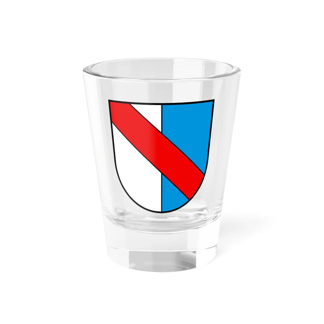 Coat of arms of Rain LU (Switzerland) (Coat of Arms) Shot Glass 1.5oz 1.5oz - Go Mug Yourself
