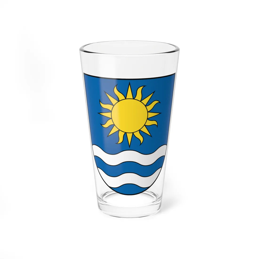 Coat of Arms of Rajecké Teplice (Slovakia) (Coat of Arms) Pint Glass 16oz 16oz - Go Mug Yourself