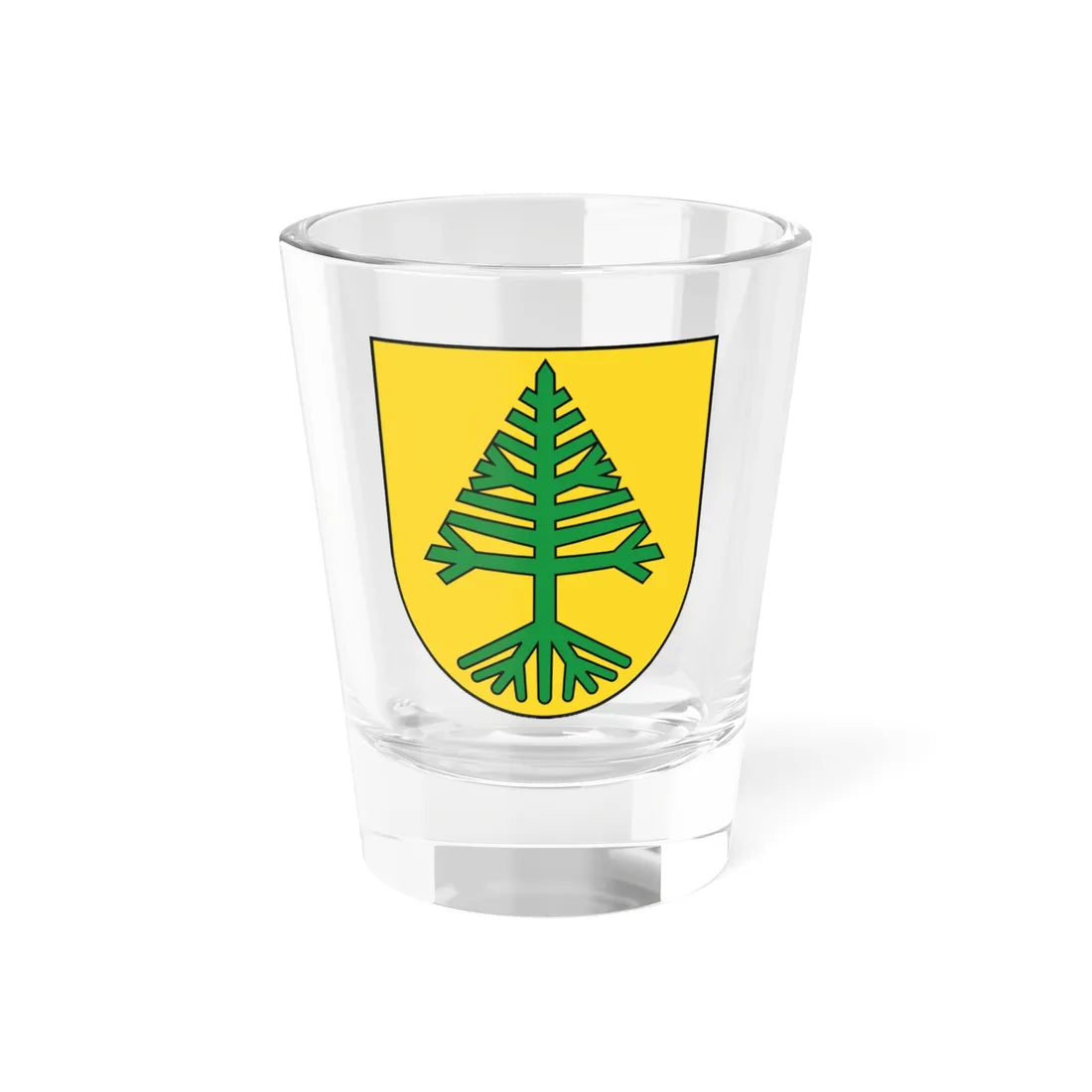 Coat of Arms of Raková (Slovakia) (Coat of Arms) Shot Glass 1.5oz 1.5oz - Go Mug Yourself