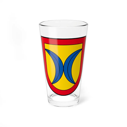 Coat of arms of Ramlinsburg (Switzerland) (Coat of Arms) Pint Glass 16oz 16oz - Go Mug Yourself