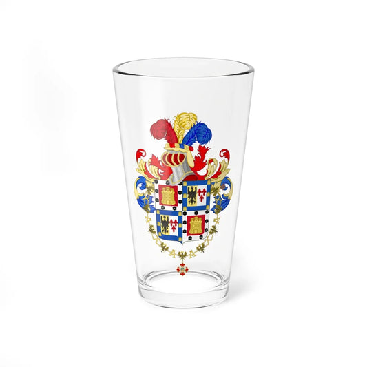Coat of Arms of Ramón Menéndez Pidal (Spain) (Coat of Arms) Pint Glass 16oz 16oz - Go Mug Yourself