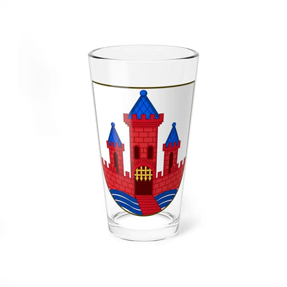 Coat of arms of Randers (Denmark) (Coat of Arms) Pint Glass 16oz 16oz - Go Mug Yourself
