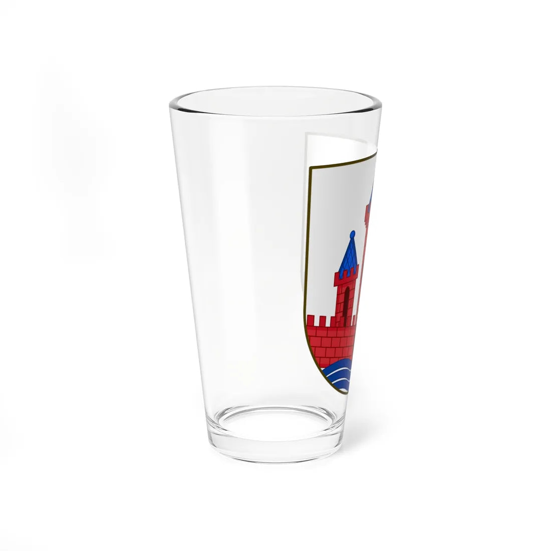 Coat of arms of Randers (Denmark) (Coat of Arms) Pint Glass 16oz - Go Mug Yourself