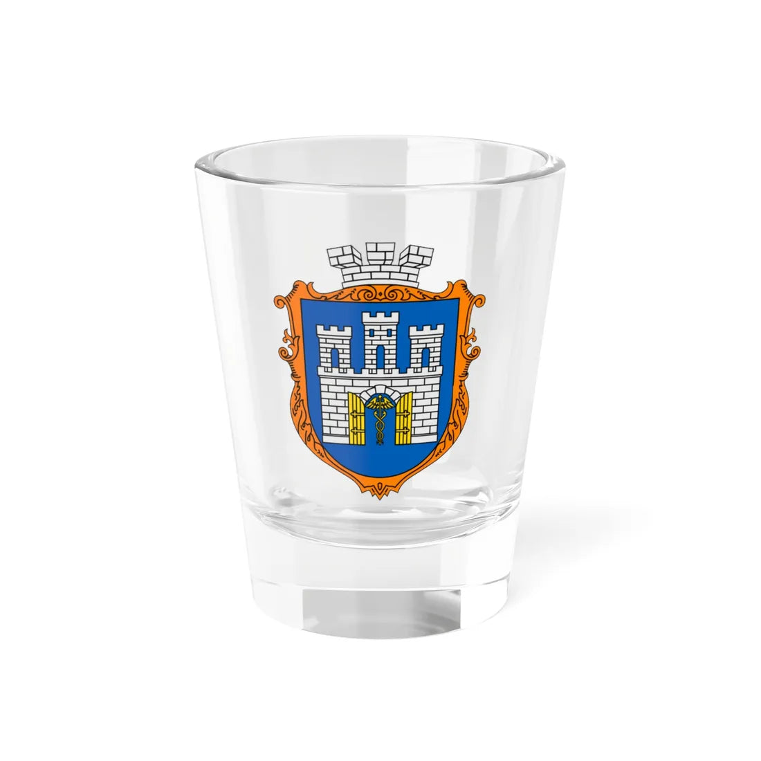 Coat of Arms of Rava-Ruska (Ukraine) (Coat of Arms) Shot Glass 1.5oz ...
